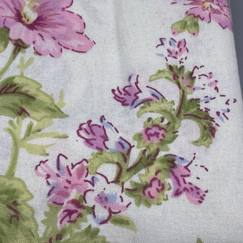 April Cornell Graceful Garden Pink Purple Floral Tablecloth 60x102 Spring Easter - Picture 6 of 12