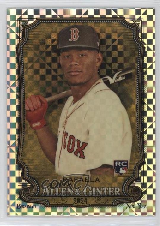 2024 Topps Allen & Ginter Chrome X-Fractor Ceddanne Rafaela #77 Rookie RC 2g8