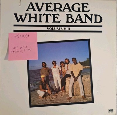 Average White Band Volume VIII Vinyl Record VG+/VG+ SD 19266 1980