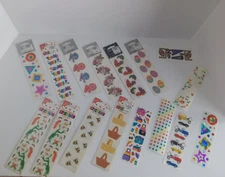 Huge Lot of Vintage Mrs. Grossman’s Stickers 80's scrapbooking flowers animals