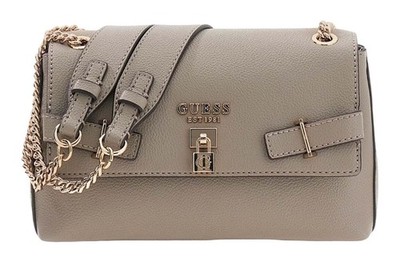 GUESS Yesba Convertible Xbody Flap Umhängetasche Tasche Dark Taupe taupe Neu