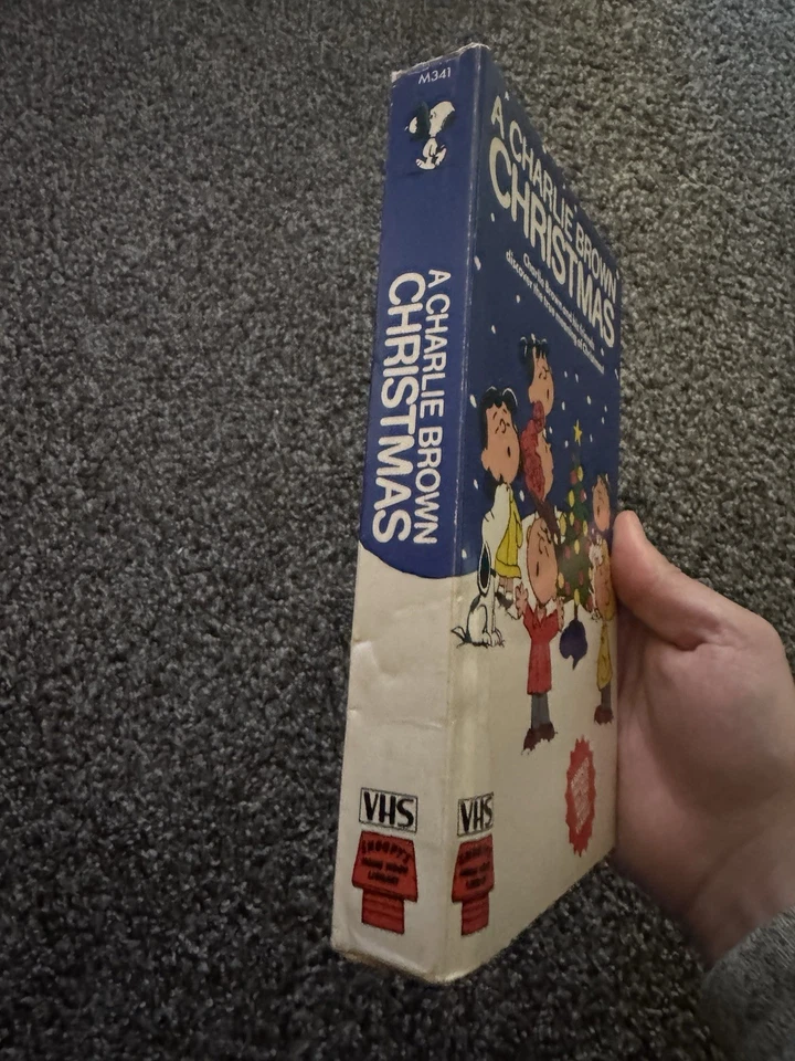Charlie Brown Christmas 1985 Media BIG BOX 1st Release RARE VHS Snoopy - Image 2 of 4