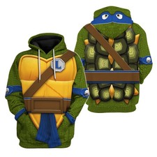Leonardo TMNT Costume Hoodie Sweatpants Tracksuit