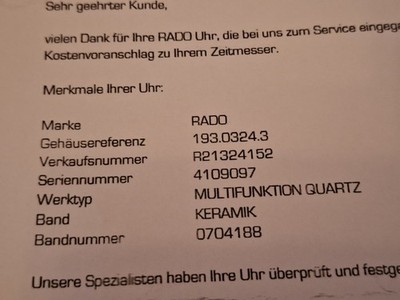 Rado Uhr Jubilee. Ceramikarmband.Schwarz. Top Zustand..Neu Ungetragen.