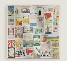 Nwt 2026 Hermes Carre 90 'On Est Bien Ici !' 100% Silk Scarf 90cm, 35”