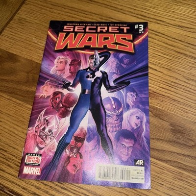 Secret Wars Comic Book Issue #3 of 8 Marvel Comics 2015