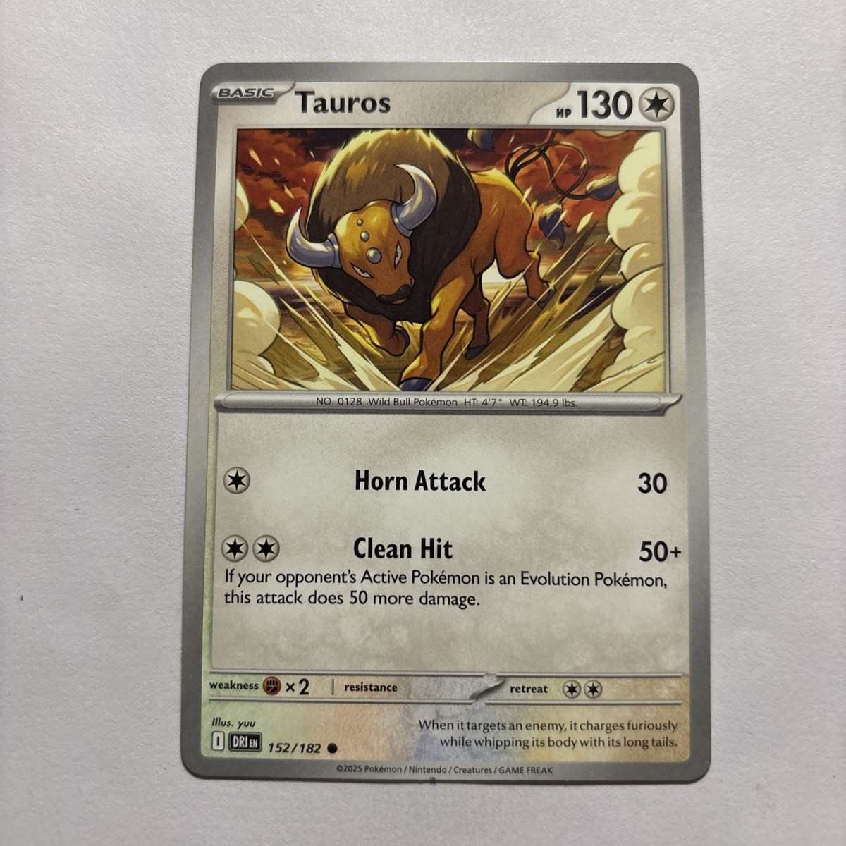 Tauros 152/182 Sv10: Destined Rivals Regular