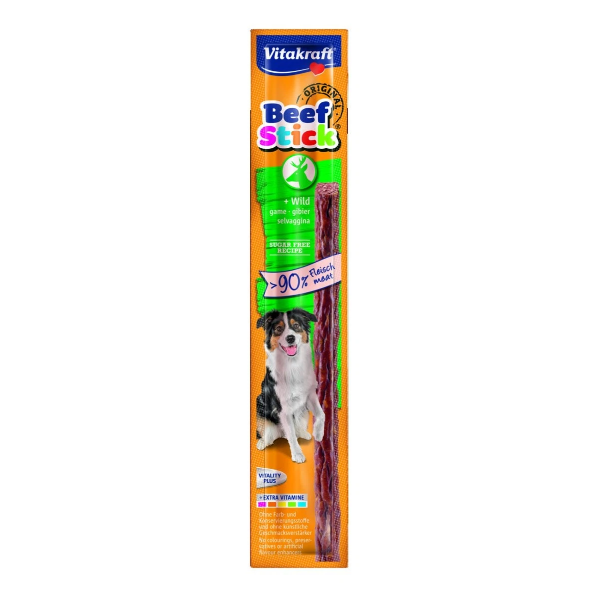 Vitakraft Beef Stick Original Wild - 50 x 12g - Treat Sticks Dogs Dog Treats