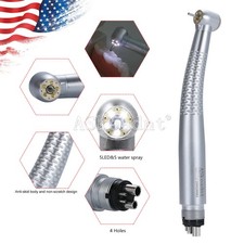 Dental Fiber Optic 5*LED E-generator High Speed Handpiece Shadowless Ring 4 Hole