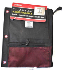 Titanium The Ultimate Canvas Organizer Pencil Pouch Oversized Three Ring Binder