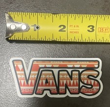 Vans Off The Wall Skateboard Decal Sticker 3 1/4  Brand New