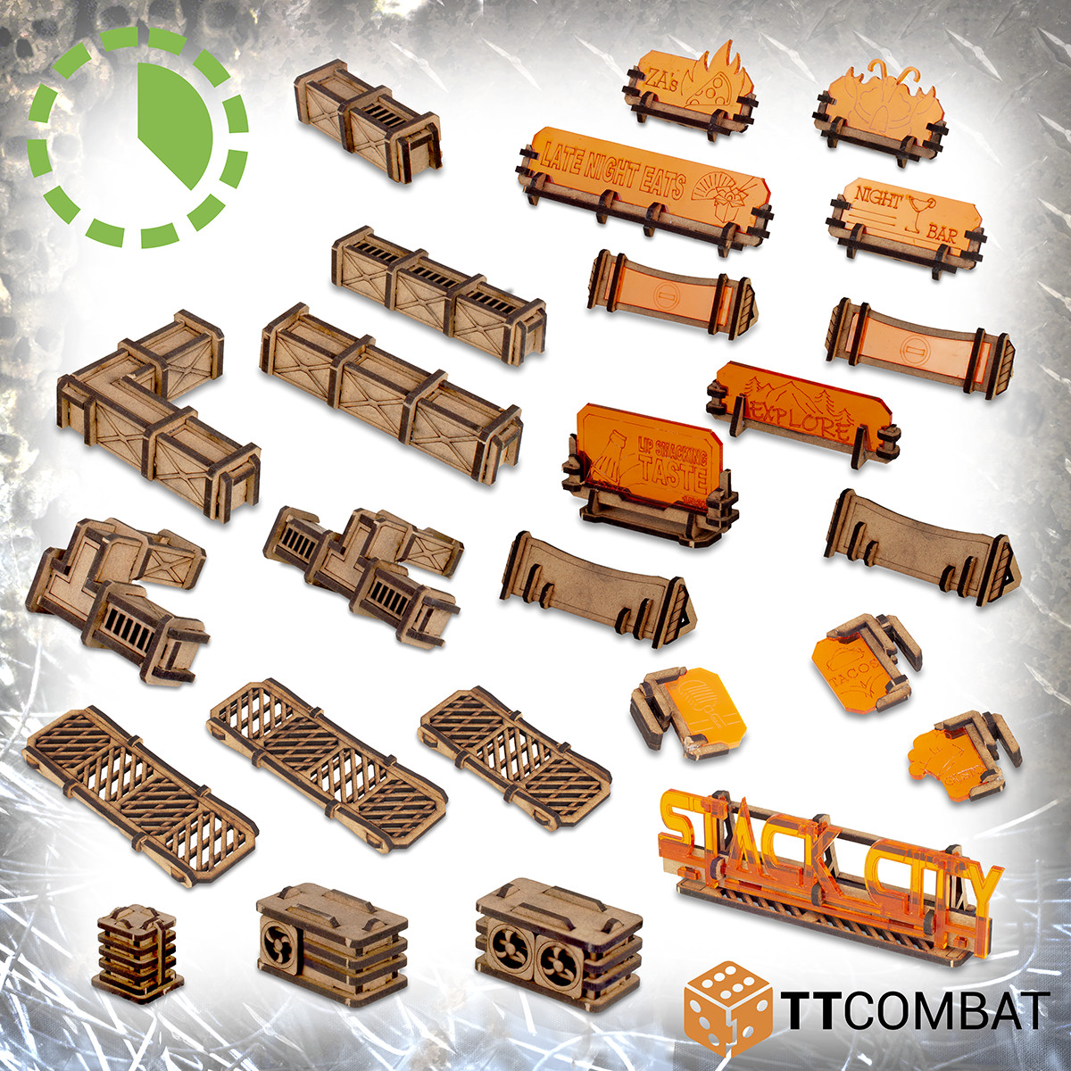TTCombat BNIB Stack City Accessories