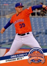 2019 Syracuse Mets Choice #8 Chris Flexen Newark California CA Baseball Card