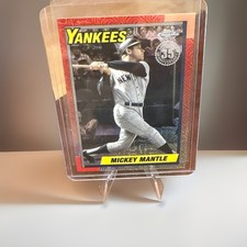 2025 TOPPS CHROME UPDATE SERIES 1990 SILVER PACK MICKEY MANTLE #U90C-54 YANKEES