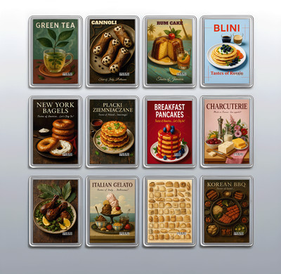 Global Cuisine Kühlschrankmagnet - einzigartige Küche Kühlschrank Dekoration
