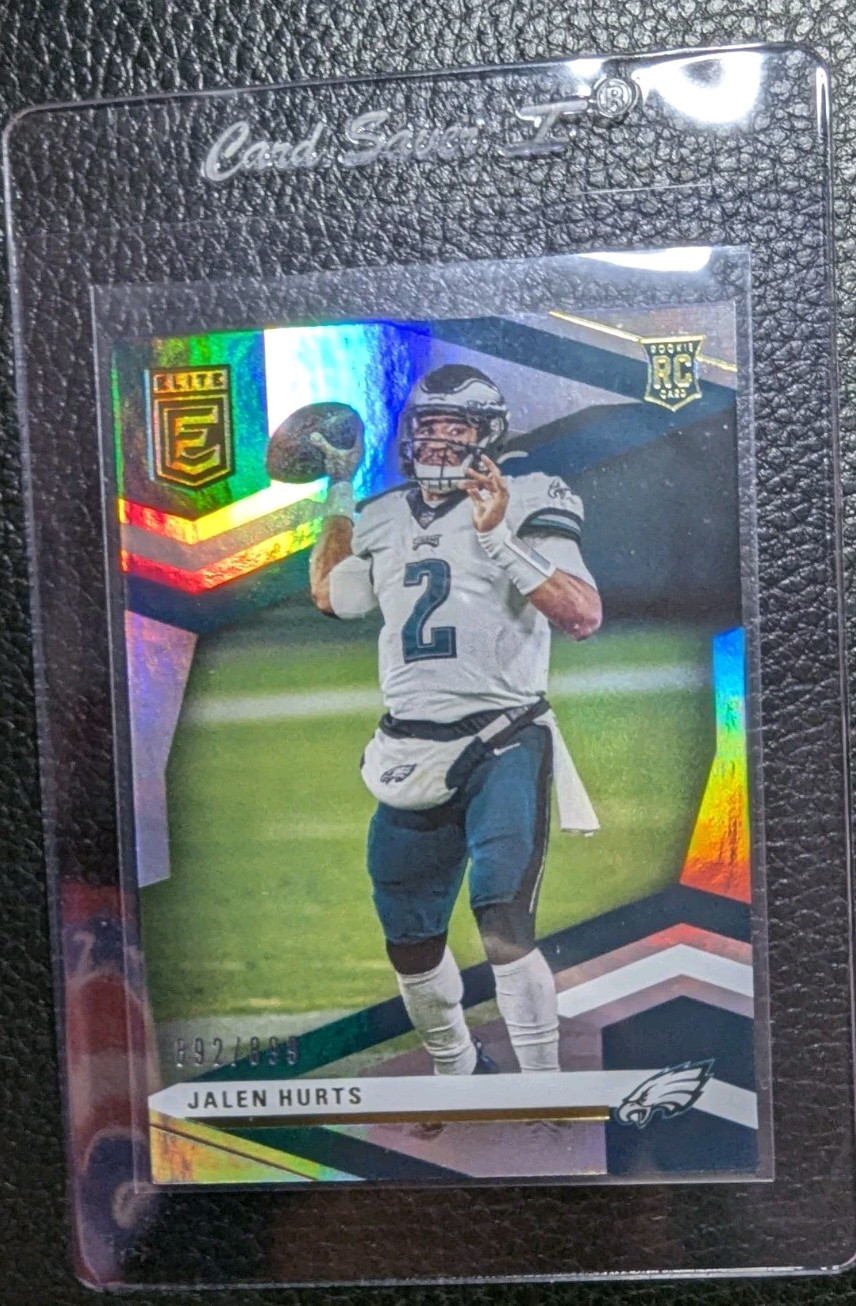 2020 Panini Chronicles Elite Update #210 Jalen Hurts Rookie Card #892/899 Eagles