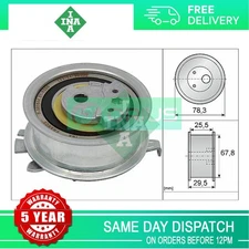 Fits VW Audi Skoda 1.2 TDi 1.5 1.6 2.0 Timing Belt Tensioner Pulley INA