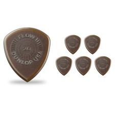Dunlop Flow Standard Grip Guitar Picks 2.0 mm 6 Pack