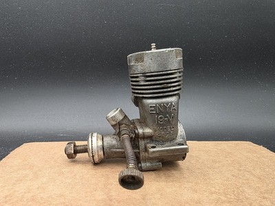 Vintage Enya 19-V 4005 Plane Motor Model Engine Control Line / FF