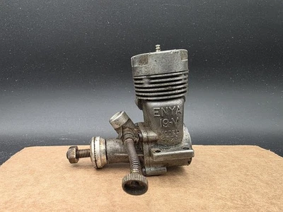 Vintage Enya 19-V 4005 Plane Motor Model Engine Control Line / FF