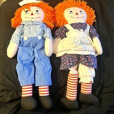 24 Handmade Raggedy Ann Andy Doll Set 2