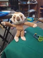 Fingerlings HUGS Talking 2018 by WOWWEE Brown Plush Baby Sloth Kingsley Toy Only