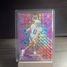 Panini 2024 Mosaic Terrion Arnold #324 Rookie Mosaic Prizm Lions Football Card