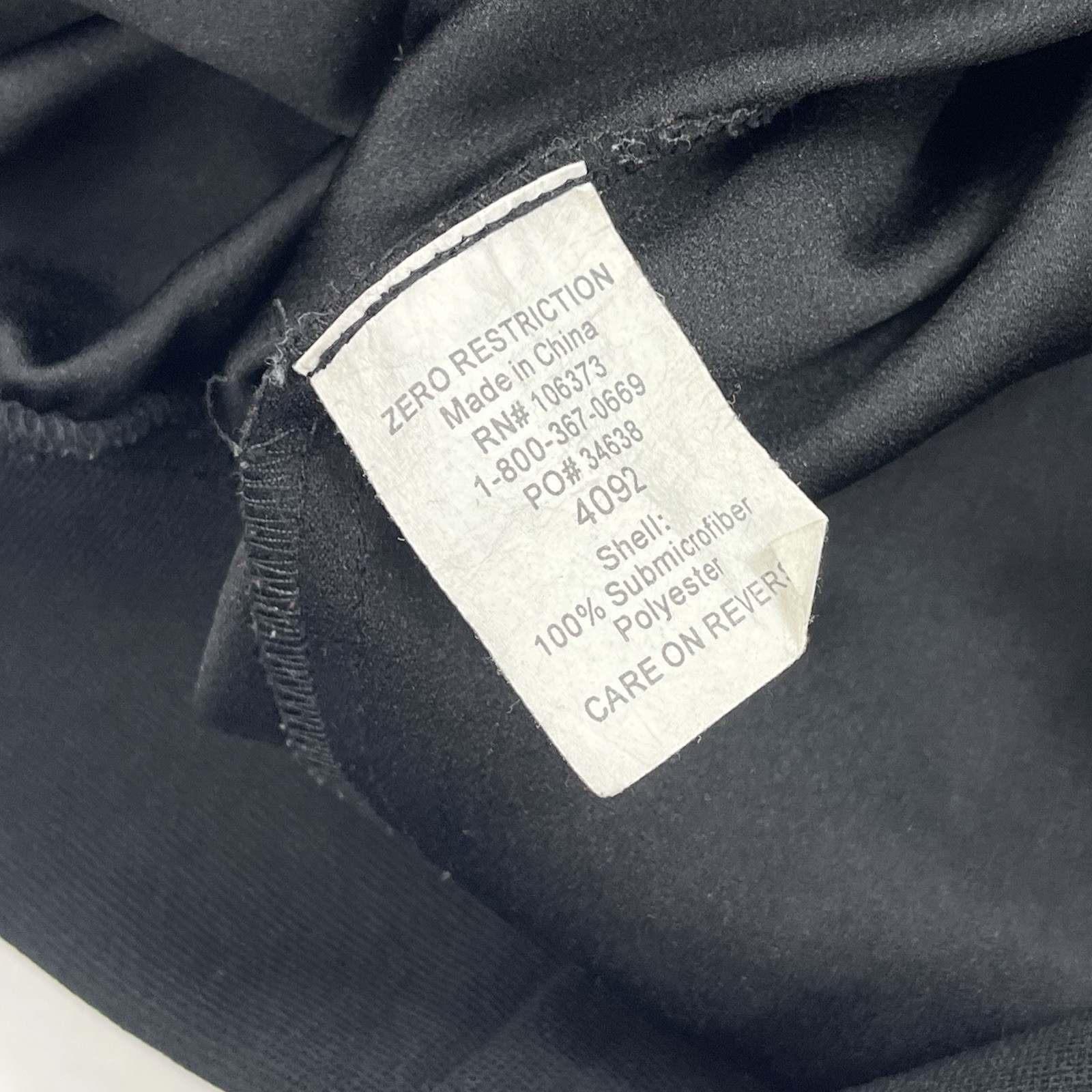 Zero Restriction Microsuede Black Pullover Golf W… - image 6