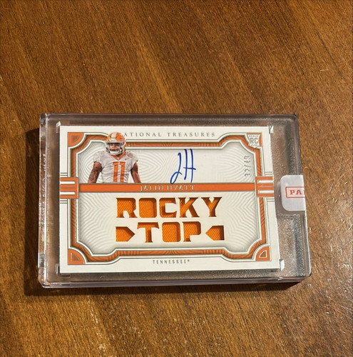 Jalin Hyatt 2023 National Treasures Rocky Top Rookie Auto Volunteers Giants /49