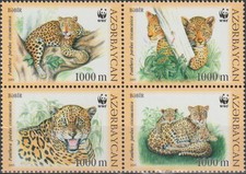 Azerbaijan WWF Caucasian Leopard 2005 MNH-8 Euro