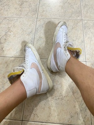 Nike Blazer Mid 77 Gr. 44,5 Ladyboy Damen gebraucht beschädigt Sneaker Streestyle