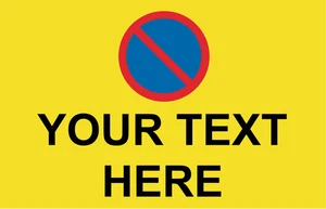 Personalised Custom Warning Sign Self Adhesive Warning Sticker