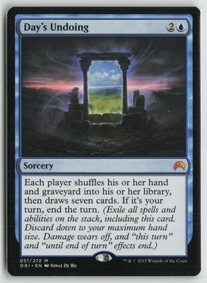 Day's Undoing Lightly Played 51 Magic Origins Magic: The Gathering