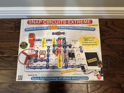 Elenco Electronics Snap Circuits Extreme 750 Experiments Kit (SC750)