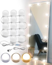 Vanity Mirror Lights,Hollywood Style 14 Dimmable Bulbs Stick On for Makeup Dr...