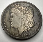 1892-P $1 MORGAN SILVER ONE DOLLAR O44
