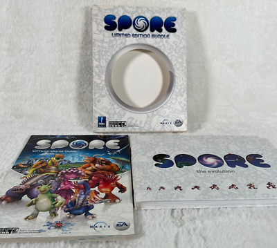SPORE LIMITED EDITION BUNDLE - guide + guide de l'évolution + poster