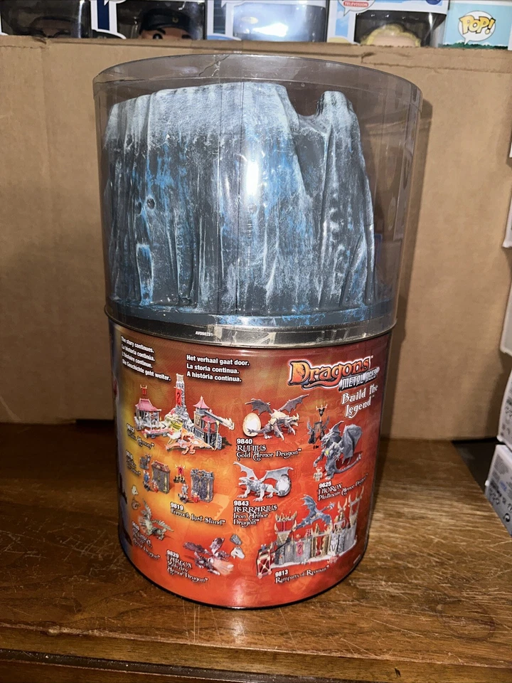 2005 Mega Bloks Fire & Ice Dragons “Movie Edition Set” 9828 Sealed New Complete  - Image 3 of 4