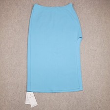 Abercrombie Fitch Light Blue Skirt W/Slit Womens Size Medium NEW