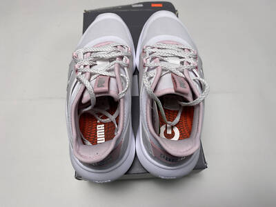 PUMA Golf- Ladies Ignite Fasten8 Spikeless Shoes (white-silver