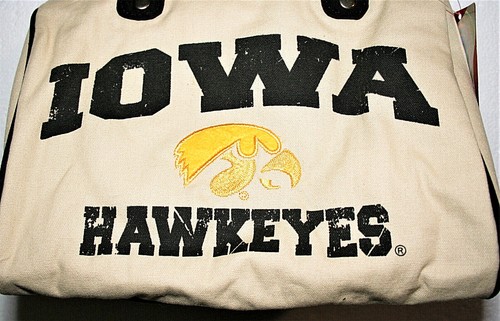 Iowa Hawkeyes University Sports Bowler Bag Purse New NOS College Football - Bild 2 von 5