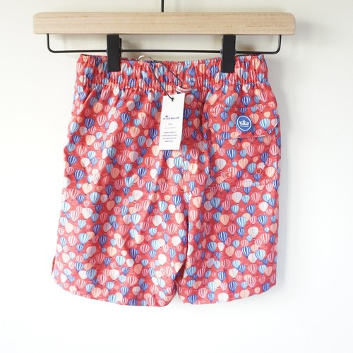 NEW Peter Millar Swim Trunks Hot Air Balloon Print Red Multi Boys Sz XS (5-6) - Picture 4 of 10