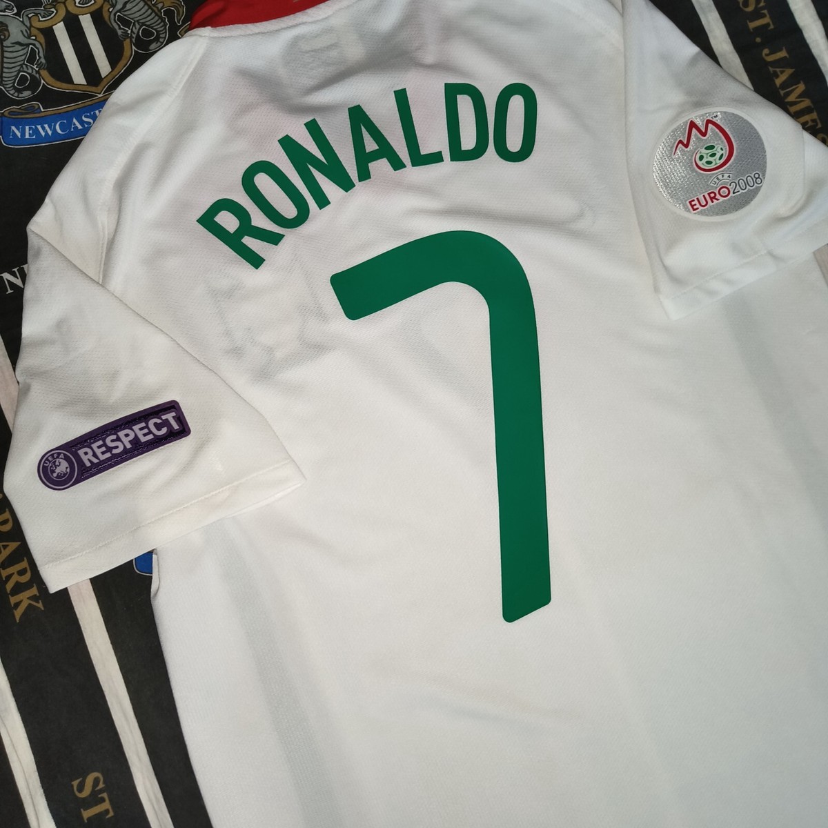 Portugal Away Football Shirt Jersey Nike 2008 2010 Cristiano