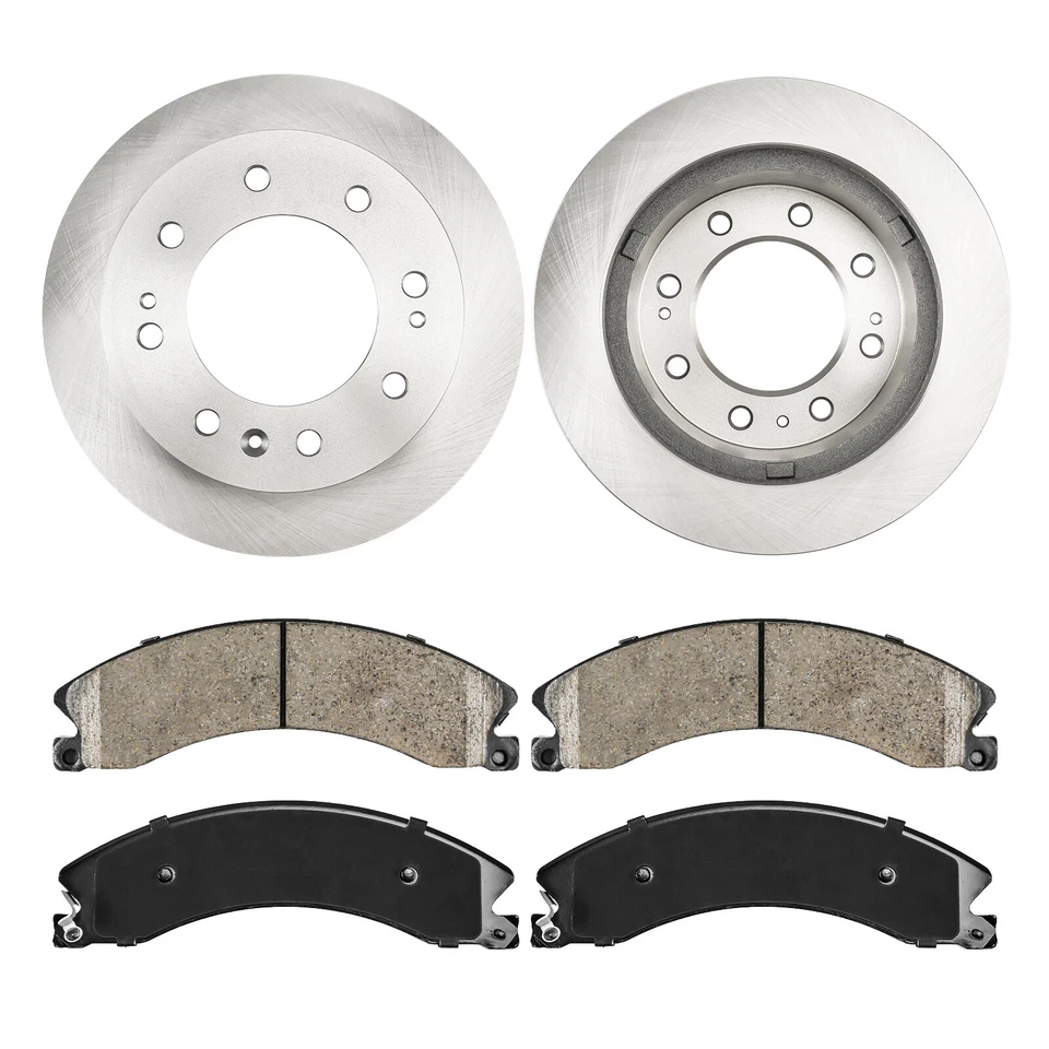 Front Brake Disc Rotors+Ceramic Pads 55191+D1411 fits CHEVROLET SILVERADO 2500HD - Imagem 3 de 4