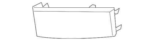 Tapa de orificio para Ford (P/N 8S4Z-17E810-BA)