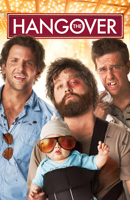 AA4854 The Hangover Film By Todd Phillips 2009 Movie Poster 11x17