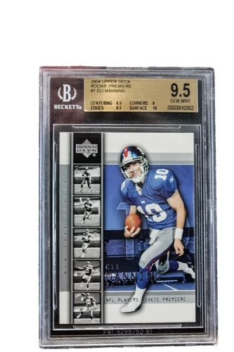 Upper Deck Eli Manning Football Sports Trading Card Singles Rookie