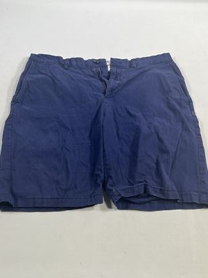 Mens Old Navy Ultimate Slim Blue Khaki Shorts 36W GUC - Main Image