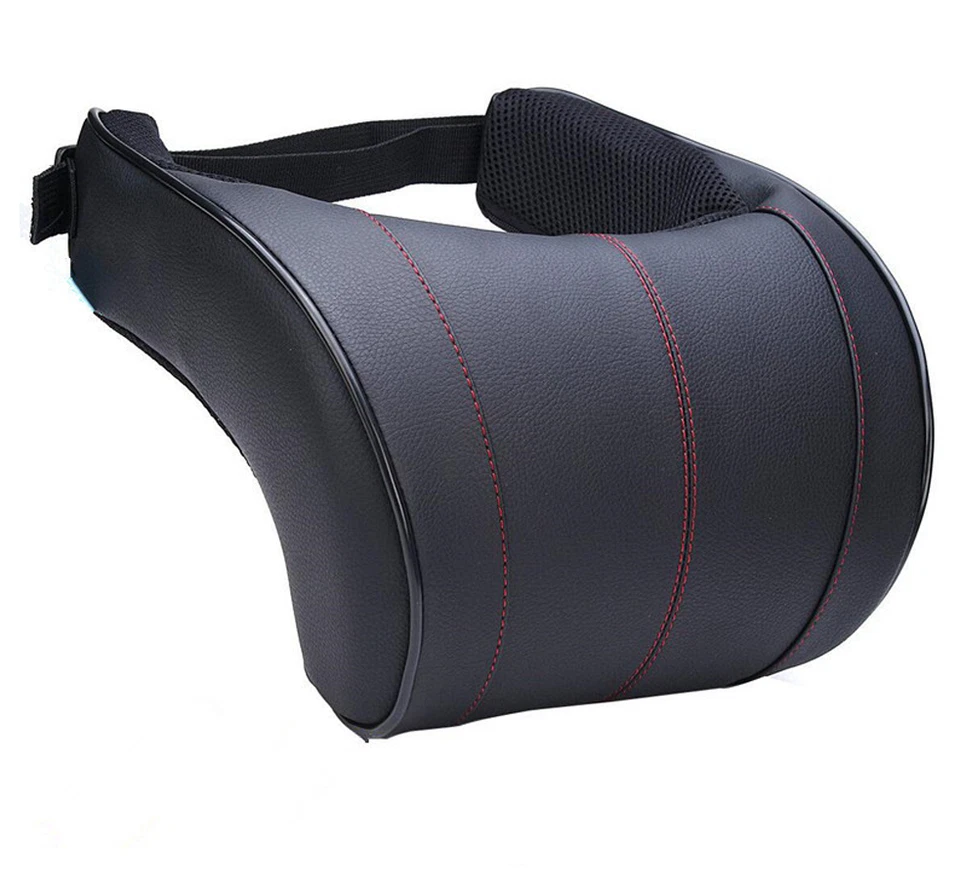 1X Almohada de espuma viscoelástica para el cuello del coche para automóvil Reposacabezas Cojín Almohadilla Foto 4 de 4