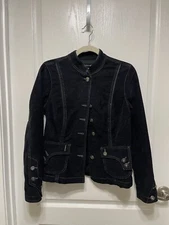 Jeanstar Small Women’s Black Cool Detail Pull Over Jacket